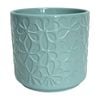 Astin Sinclair 245 x 245mm Green Flower Ceramic Pot
