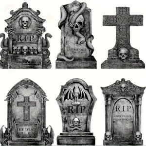Lifebay Halloween Tombstone Decoration Set of 6