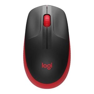 Logitech M190 Full-Size Wireless Mouse - Red [910-005915]