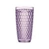 Tate Geometric 450ml Highball Acrylic Tumbler Drinking Cup - Lilac