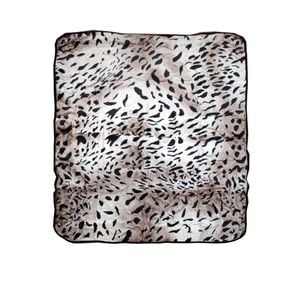 Bloomington 450gsm Soft Animal Skin Pattern Faux Mink Blanket Queen 200x240 cm Jaguar
