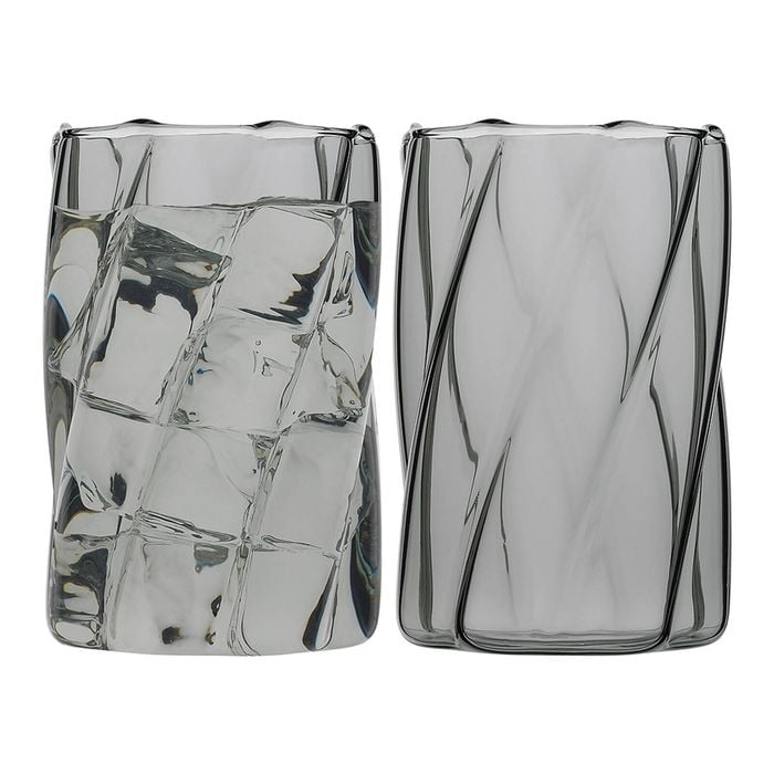4pc Ecology Glass Aurora HiBall Tumblers Drinking Glasses 420ml/12cm Smoke