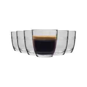Duralex Gigogne Shot Glass Espresso Cups - 90ml Drinking Glasses - Pack Of 12