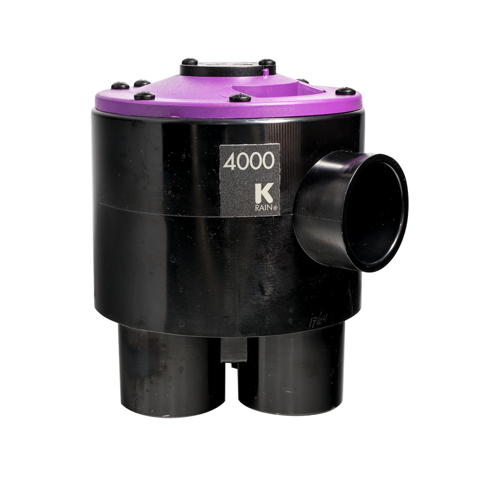 K-Rain 4000 Series Cammed For 2 Zone Operation (RCW) 4 Outlet Indexing Valve