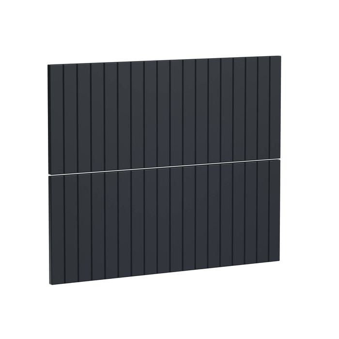 Kaboodle 900mm Poppy Seed V-Groove 2 Drawer Panels