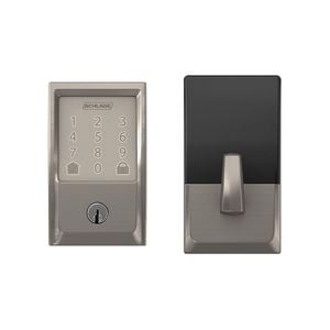 Schlage Satin Nickel Century Encode Smart Deadbolt