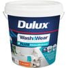 Dulux 10L Interior Paint Wash&Wear +PLUS Kitchen & Bathroom Low Sheen Vivid White