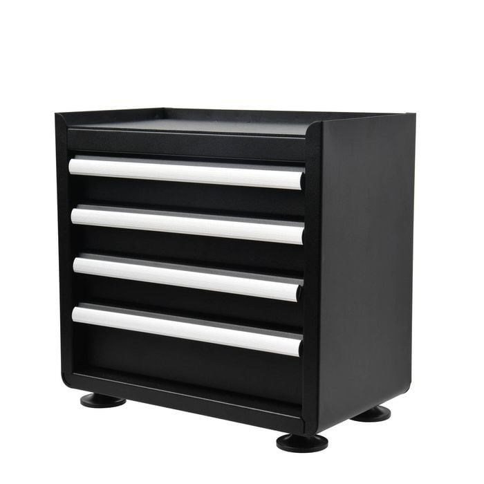 Craftright Matte Black 4 Drawer Mini Tool Chest