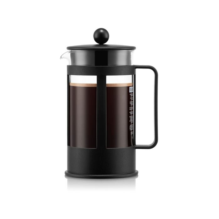 Bodum 1.0 L Black KENYA French press coffee maker, 8 cup, 1.0 l, 34 oz 1 pcs
