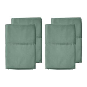 2x 2pc Grosvenor House 500TC Egyptian Cotton Standard Pillowcases Slate Green
