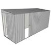 Build-a-Shed 1.5 x 4.5 x 2m Single Sliding Side Door Skillion Shed - Zinc