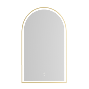 Attica Arch 1500mm Brushed Gold Arch LED Mirror