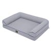 Pawz Cooling Orthopedic Dog Bed Waterproof Lining Washable Memory Foam Grey S