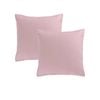 Accessorize Pair of Waffle Blush Cotton European Pillowcases 65 x 65 cm