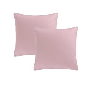 Accessorize Pair of Waffle Blush Cotton European Pillowcases 65 x 65 cm
