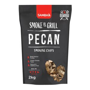 Samba Smoke 'n' Grill 2kg Pecan Smoking Chips