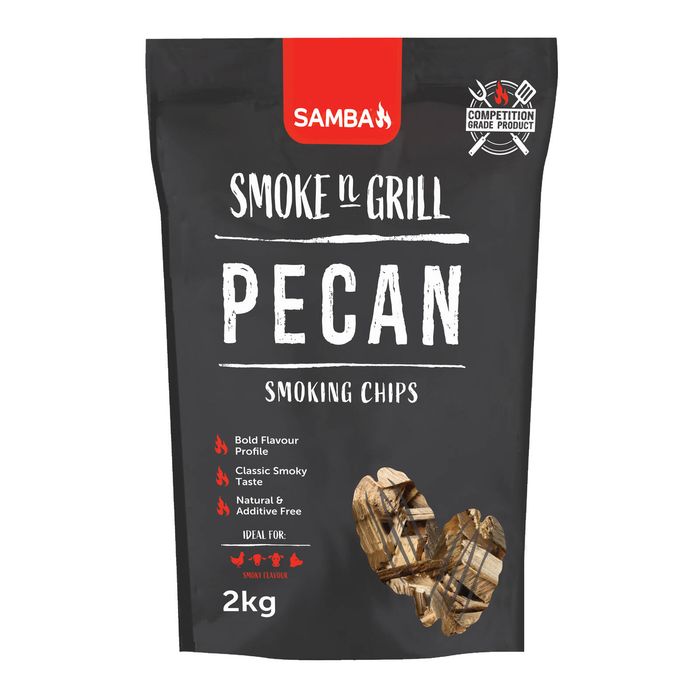 Samba Smoke 'n' Grill 2kg Pecan Smoking Chips