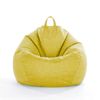 Catzon Bean Bag Chair Cover (No Filler) Linen Washable-Green(S)