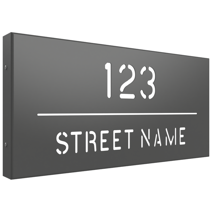 ProtectorAl 580 x 280mm Woodland Grey Aluminium Cut Through Custom ...