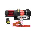Fieryred 4500LBS/2041KG Wireless 12V Electric Winch Synthetic Rope