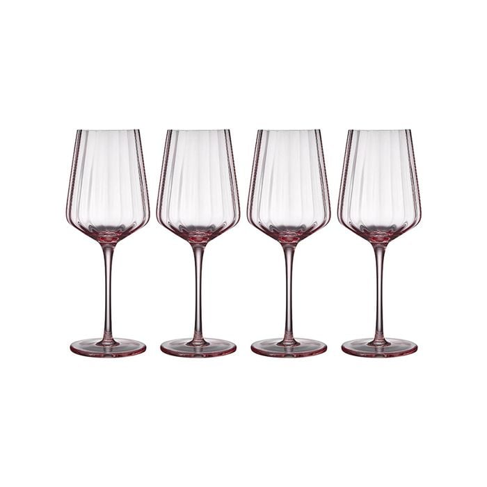 4pc Tempa Esme Blush Wine Glass