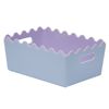 Stakt 1.8L Blue/Lilac Two Tone Scallop Storage Basket