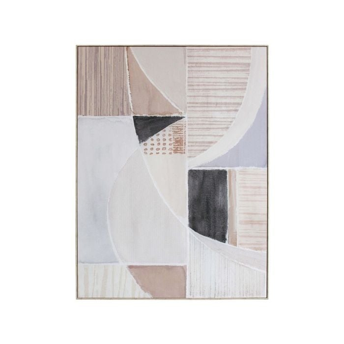 LVD Framed Canvas/Pine 90x120cm Hazy Coze Wall Hanging Art