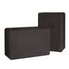 NNETM EVA Yoga Blocks 2 Pcs Training Bricks (Black)