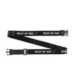 M SQUARE Luggage Strap – Adjustable Travel Suitcase Belt for Extra Security Black