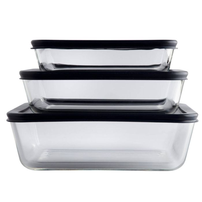 Pyrex Simply Store 3 Piece Rectangle Set