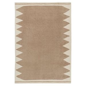 Loopsie-290cm X 200cm-pelham Beige Printed Washable Rug