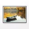 Boat, Lake & Trees  Print 100% Australian Made 90x60cm  (Poster)