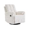 Homfurn Swivel Recliner Chair, Swivel Rocker Recliner Chair For Adults, Small Recliners For Small Spaces