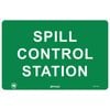 Pinnacle 300 x 200mm Poly Spill Control Station Sign