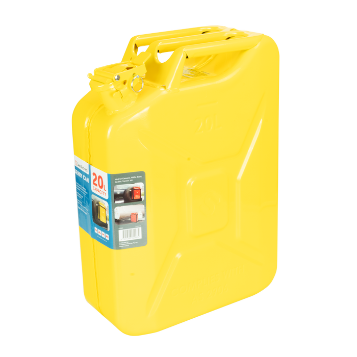 Sandleford 20L Yellow Metal Fuel Can