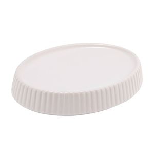 Astin Sinclair 13.6 x 2.5 x 10.1cm Matt White Denva Soap Dish