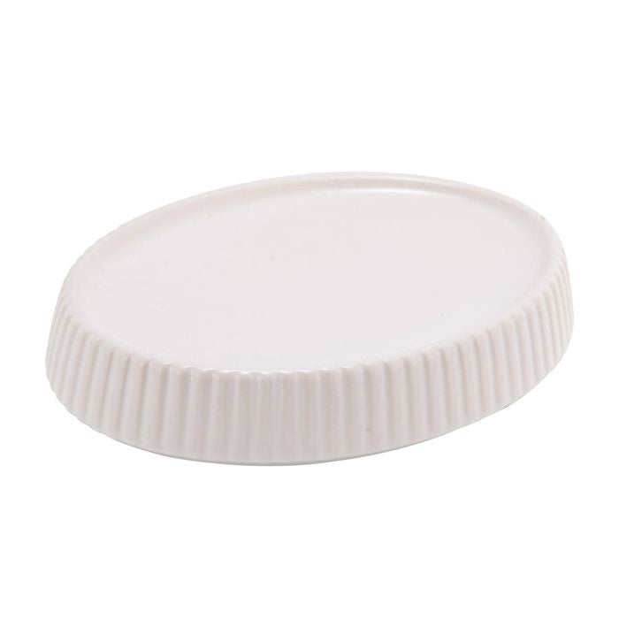 Astin Sinclair 13.6 x 2.5 x 10.1cm Matt White Denva Soap Dish