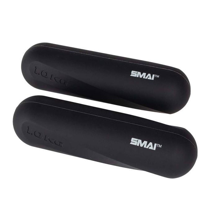 Smai Silicone Hand Weights - 1kg (pair) - Black