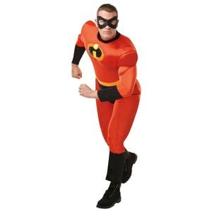 Disney Pixar Mr Incredible 2 Deluxe Adults Dress Up Party Costume Size Standard