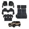 AUSGO Floor Mats Boot Liner Back Seat Protector Set for Lexus GX550 Luxury 7-Seat 2024-Onwards Floor Liners Cargo Mat Kick Mats