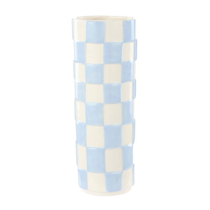 Emporium Lulu Collection Check Vase