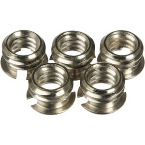 MANFROTTO 148KN REDUCING BUSHING SET - 3/8"-16 TO 1/4"-20 (SET OF 5)