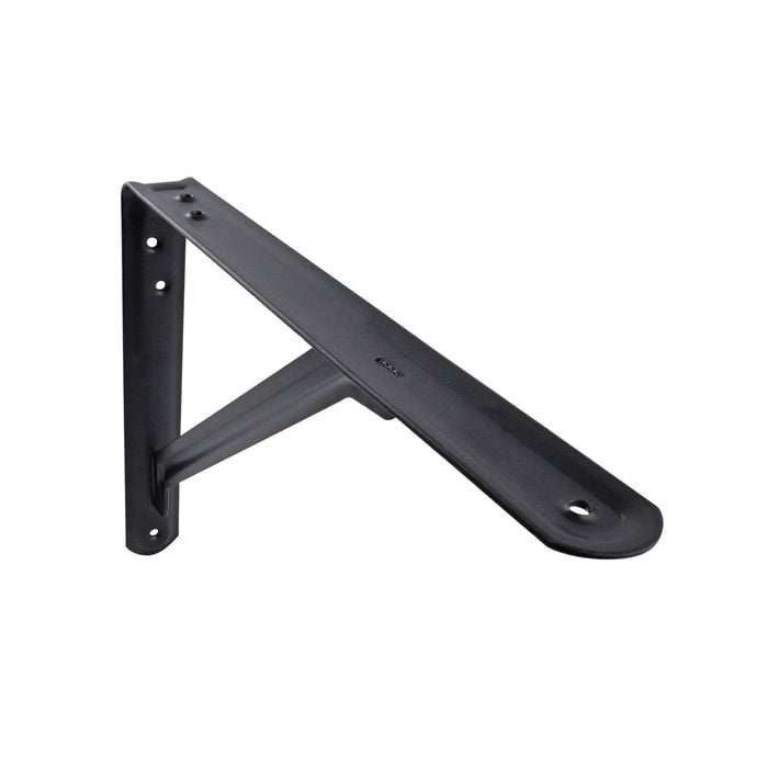 Carinya 250 x 200mm Black Light Stayed Bracket