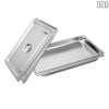 SOGA 2X 1/1 GN Pan 4cm With Lid – Stainless Steel