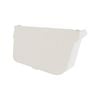 Marley White Stormcloud Left Hand Stop End