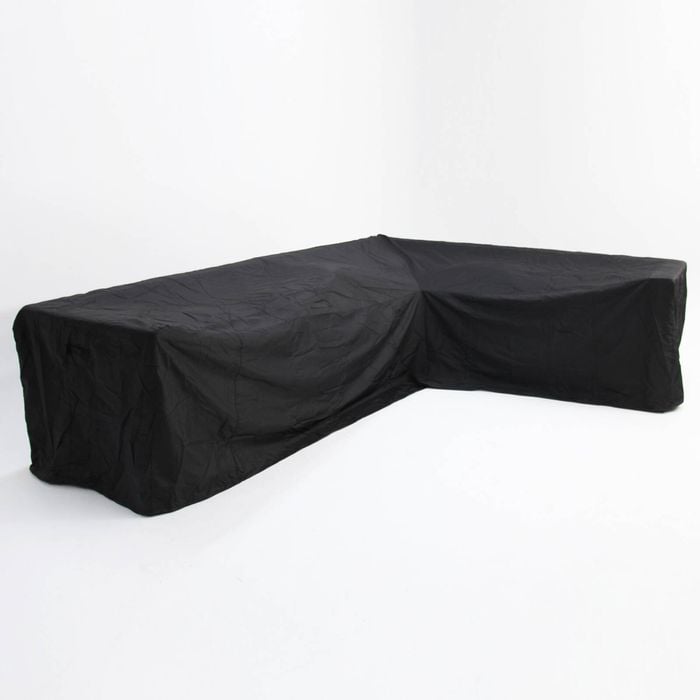 Large L-Shape Long Left Side Cover - Black