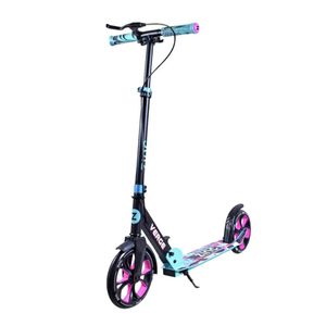 Zinc Verge Pro Big Wheel Folding Scooter Blue/Pink