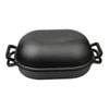 Brunswick Bakers Pre-seasoned Cast Iron Bread/Loaf Baking Pan 39x26cm Black