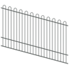 ProtectorAl 1201-2400W x 1500H Monument Top Pool Fence Panel Raked Up to 15º