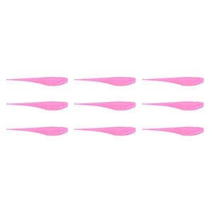 3x 3PK 7In Rapala Crush City The Jerk Soft Plastic Minnow Lures - Bubblegum UV